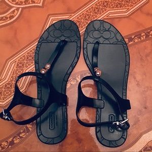 Coach Piccadilly Jelly Sandals, Size 10